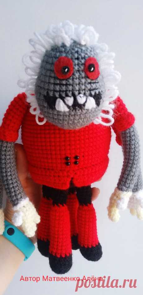 PDF Дядя Шнюк крючком. FREE crochet pattern; Аmigurumi doll patterns. Амигуруми схемы и описания на русском. Вязаные игрушки и поделки своими руками #amimore - Паук из Лунтика, паучок.