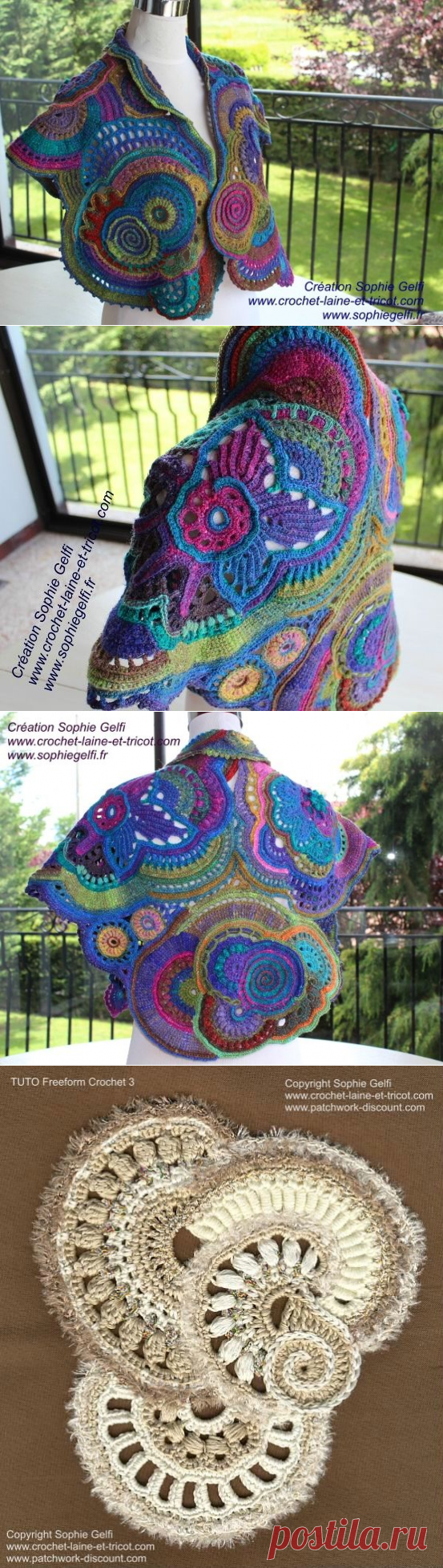 Scrumble géant ou Freeform délire - Sophie Gelfi créations textiles