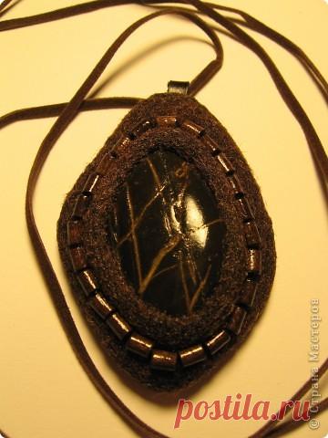 Мастер-класс по каменным кулонам от Елены Зубковой