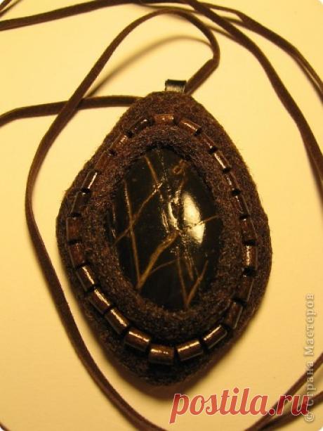 Мастер-класс по каменным кулонам от Елены Зубковой