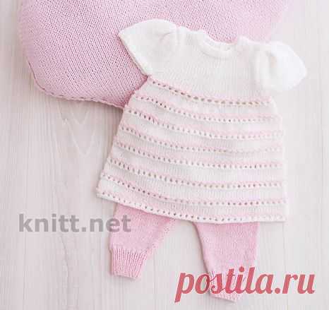 Платье и штанишки для малышки | knitt.net