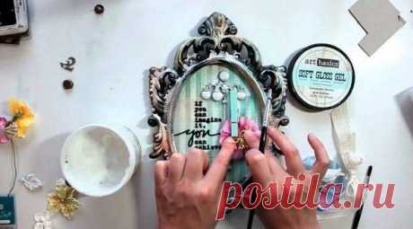 Видео МК - Рамка_&quot;Altered Frame tutorial for Finnabair CT&quot;