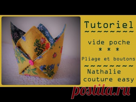 DIY : Un vide poche pliage
