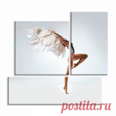 Модульная картина Девушка с крыльями купить в Киеве, цена в Украине | Kartiny