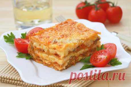 Лазанья Болоньезе с соусом Бешамель - а Дома Вкусней