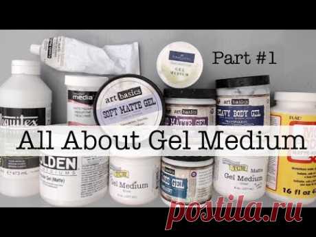 Beginners Mixed Media- All About Gel Medium Part 1- HOW TO GET STARTED? WHAT IS Gel Medium?