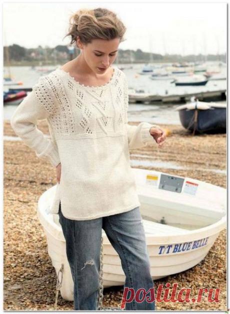 Пуловеры, свитера, джемпера и т.п. СПИЦЫ - 7~425 - Страна вязания &quot;Ярния&quot;