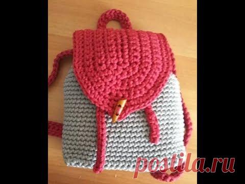 Crochet Sac a dos-le rabat