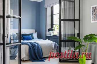 Стильная маленькая квартира с синими акцентами (39 кв. м) - Дизайн интерьеров | Идеи вашего дома | Lodgers