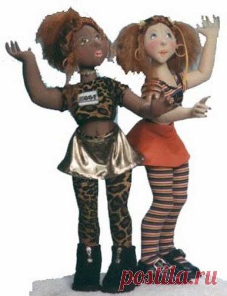 Текстильная кукла + выкройка