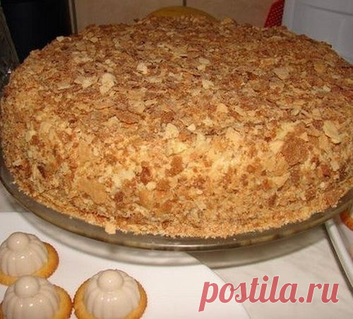 Оригинальный торт «Наполеон» за полчаса