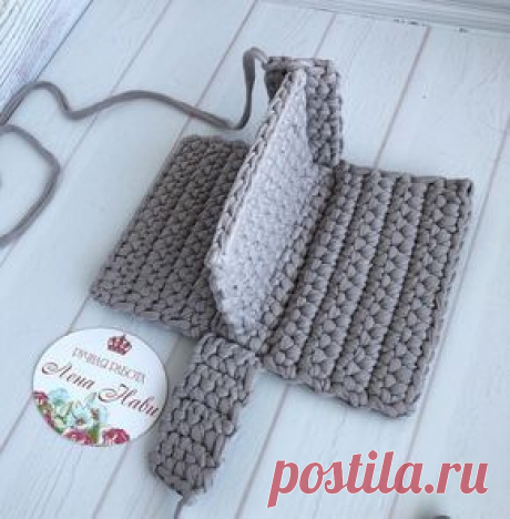 Поясная сумочка в процессе соз