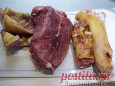 Рецепт: Холодец по-домашнему на RussianFood.com
