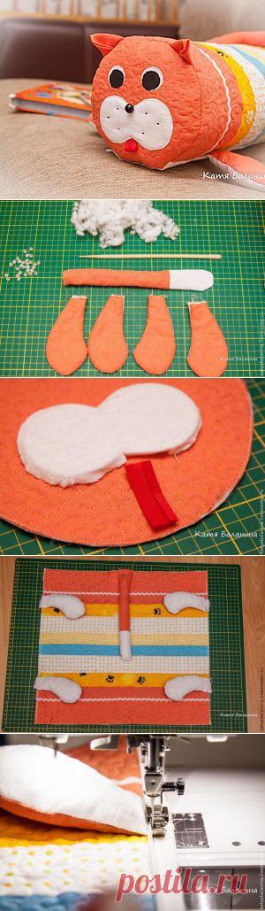 Шьем полезную подушку-игрушку «Кот»