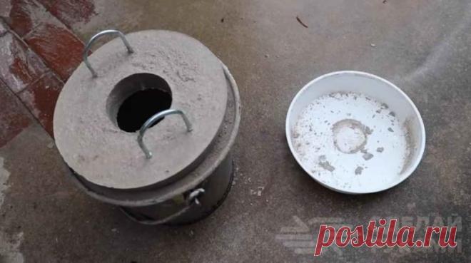 Компактная плавильная печь из обычного старого ведра Для плавки алюминия в домашних условиях достаточно будет самодельной плавильной печи. Основой для ее изготовления послужит старое металлическое