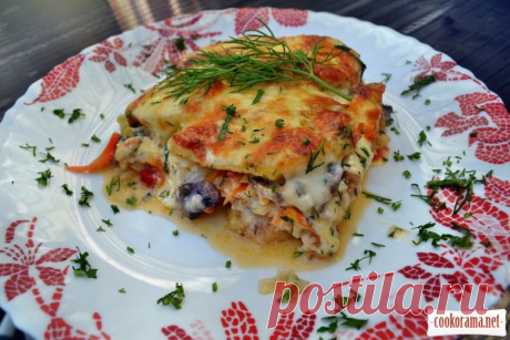 Запеканка с пангасиусом, овощами, в сливочном соусе с сыром / Рыбные вторые блюда / Кукорама — вкусные рецепты!