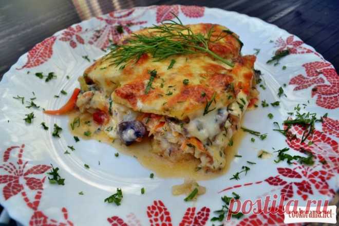 Запеканка с пангасиусом, овощами, в сливочном соусе с сыром / Рыбные вторые блюда / Кукорама — вкусные рецепты!