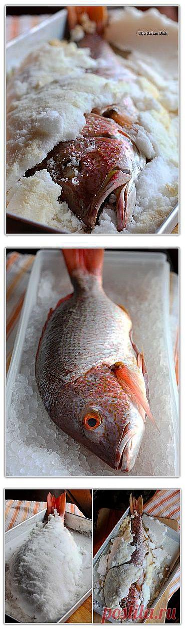 (+1) комм - РЫБА ЗАПЕЧЁННАЯ В СОЛЯНОЙ КОРКЕ. | Любимые рецепты