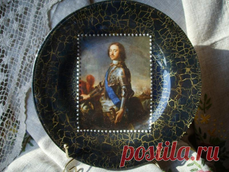 Декупаж - Сайт любителей декупажа - DCPG.RU | Тарелка "Императорские"