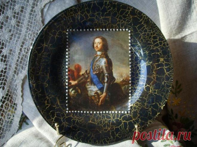 Декупаж - Сайт любителей декупажа - DCPG.RU | Тарелка 