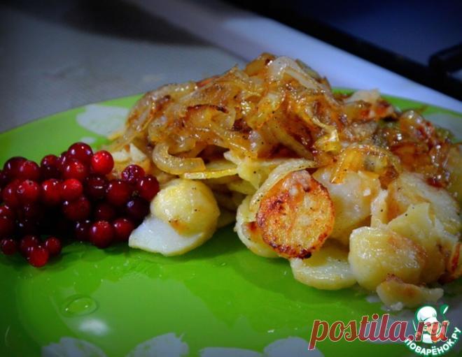 Жареный картофель с яблоками – кулинарный рецепт