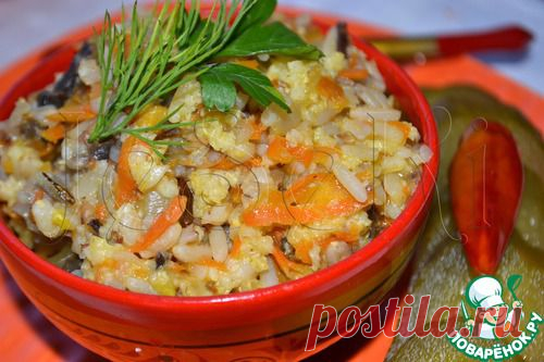 Каша по-монастырски в мультиварке - кулинарный рецепт