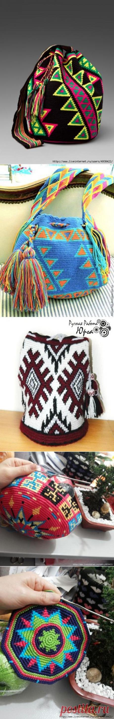 МОЧИЛА-ЯРКИЕ КОЛУМБИЙСКИЕ СУМКИ