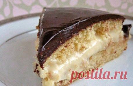 Бостонский кремовый торт