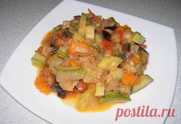 Овощное рагу с тыквой и кабачками Овощное рагу с тыквой и кабачками кулинарный рецепт дома
