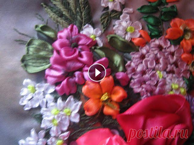 Вышивка лентами. Картина РОЗЫ в КОРЗИНЕ. Часть 3. Процесс вышивания картины лентами.

выкройка шубы из норки