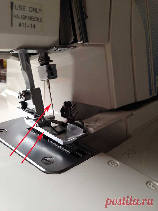 Как работать на оверлоке?