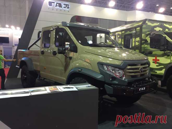 Дополнительные подробности о пикапе «Вепрь NEXT» Наш блог уже сообщал об одной из премьер Международного  военно-технического форума «Армия – 2017» - опытном образце внедорожного грузового автомобиля – пикапа «Вепрь NEXT», представленного «Группой Г…