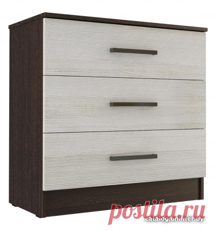 для гостиной, для спальни, для жилой комнаты, каркас ЛДСП, фасад ЛДСП, 3 ящика, 80x40.5x80 см 148p Доставка по адресу — под заказ через 33 дня, бесплатно