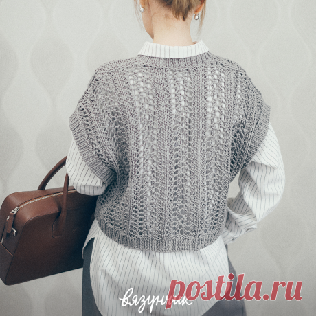 Вязаные безрукавки