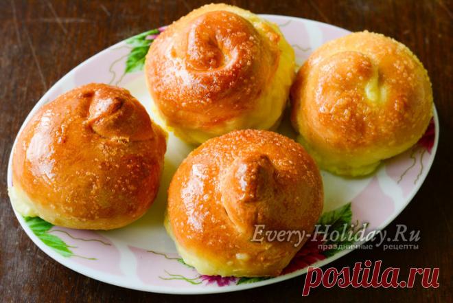 Испанские булочки с заварным кремом, рецепт с фото