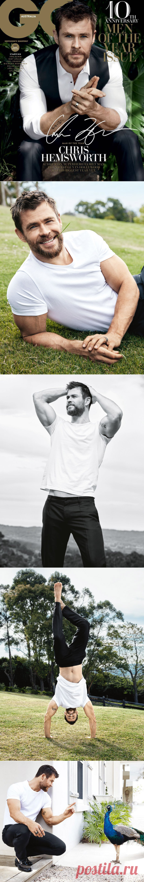 Крис Хэмсворт в GQ Australia (Интернет-журнал ETODAY)