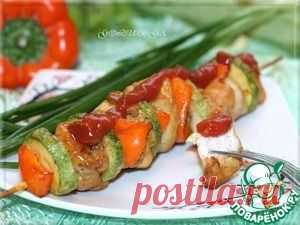 Шашлык из курицы по-турецки - кулинарный рецепт