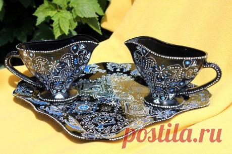 Конкурсные работы мастеров точечной росписи | АртМарин. Красивые вещи своими руками.