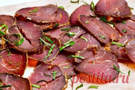 Лучшее мясо - это бастурма! Отличный простой рецепт вяленого мяса в домашних условиях 🍖 | Правильно, готовим! | Дзен