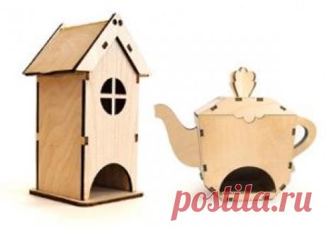 Чайные домики для пакетиков - для декупажа купить