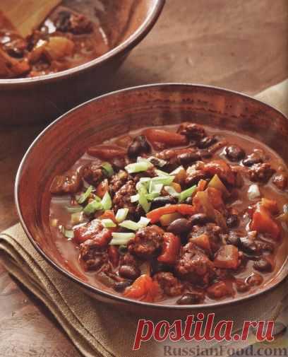Рецепт: Рагу из говядины и черной фасоли на RussianFood.com