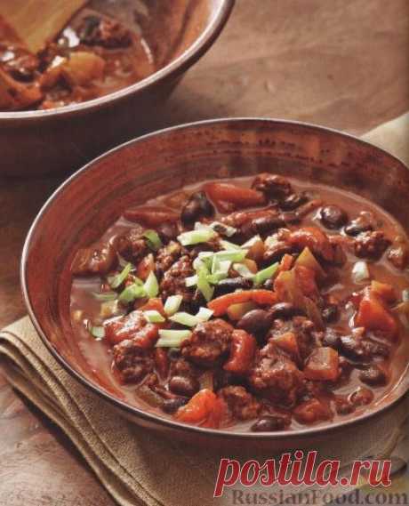 Рецепт: Рагу из говядины и черной фасоли на RussianFood.com