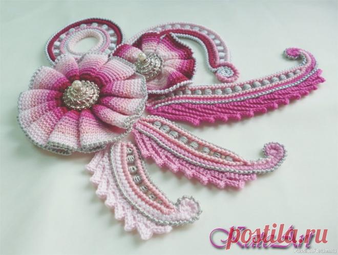 Объемный цветок. Схема и описание