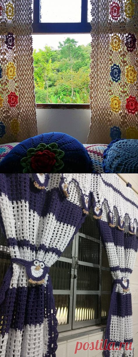 CURSO GRATIS APRENDE HACER CORTINAS DE CROCHET CON PATRÓNES PASO A PASO PARA PRINCIPIANTES🖐🖐