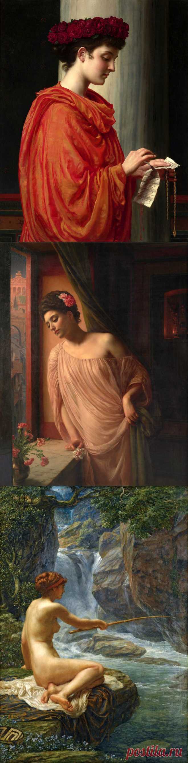 Античное,ОбразноВикторианское,Аллегория | Edward John Poynter.