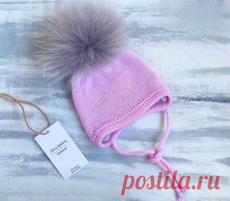 Анатомическая шапка от Алены Спициной. | Вязание спицами для детей #шапка_спицами@knit_child описание Источник: https://youtu.be/kPZ-2CLcXXY