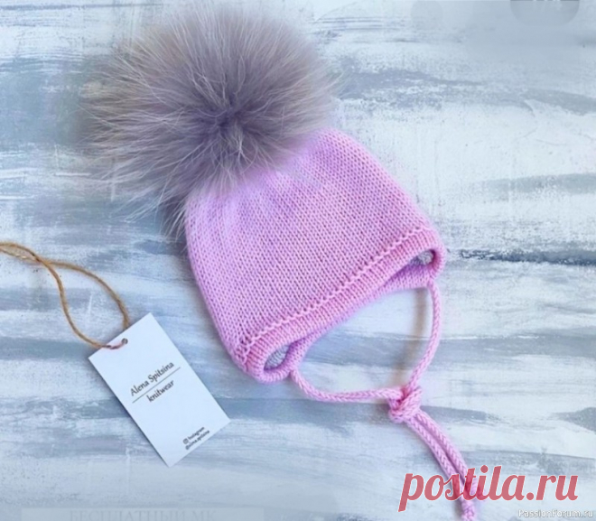 Анатомическая шапка от Алены Спициной. | Вязание спицами для детей #шапка_спицами@knit_child описание Источник: https://youtu.be/kPZ-2CLcXXY