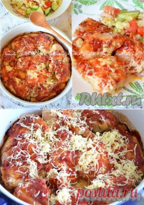 Курица в духовке в томатном соусе (рецепт с фото) | RUtxt.ru