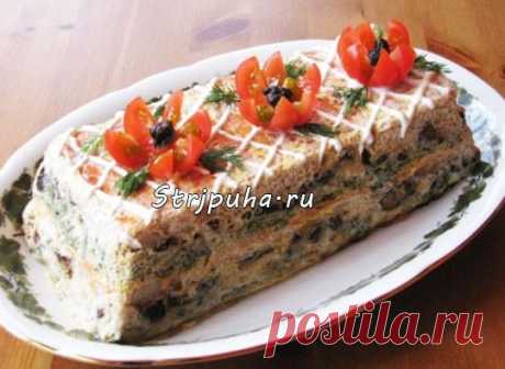 Рыбный торт