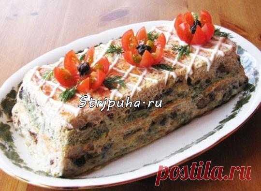 Рыбный торт
